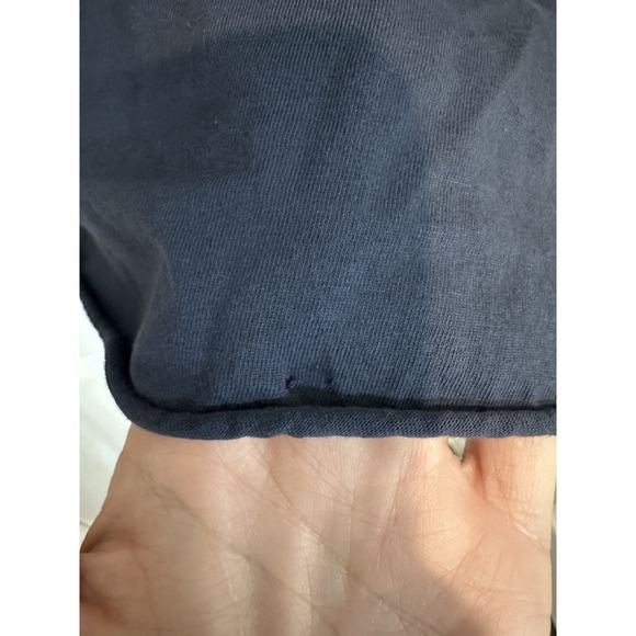 Magaschoni Men's Pima Cotton Navy Lightweight Long Sleeve Soft Casual‎ Hoodie M - Picture 2 of 5